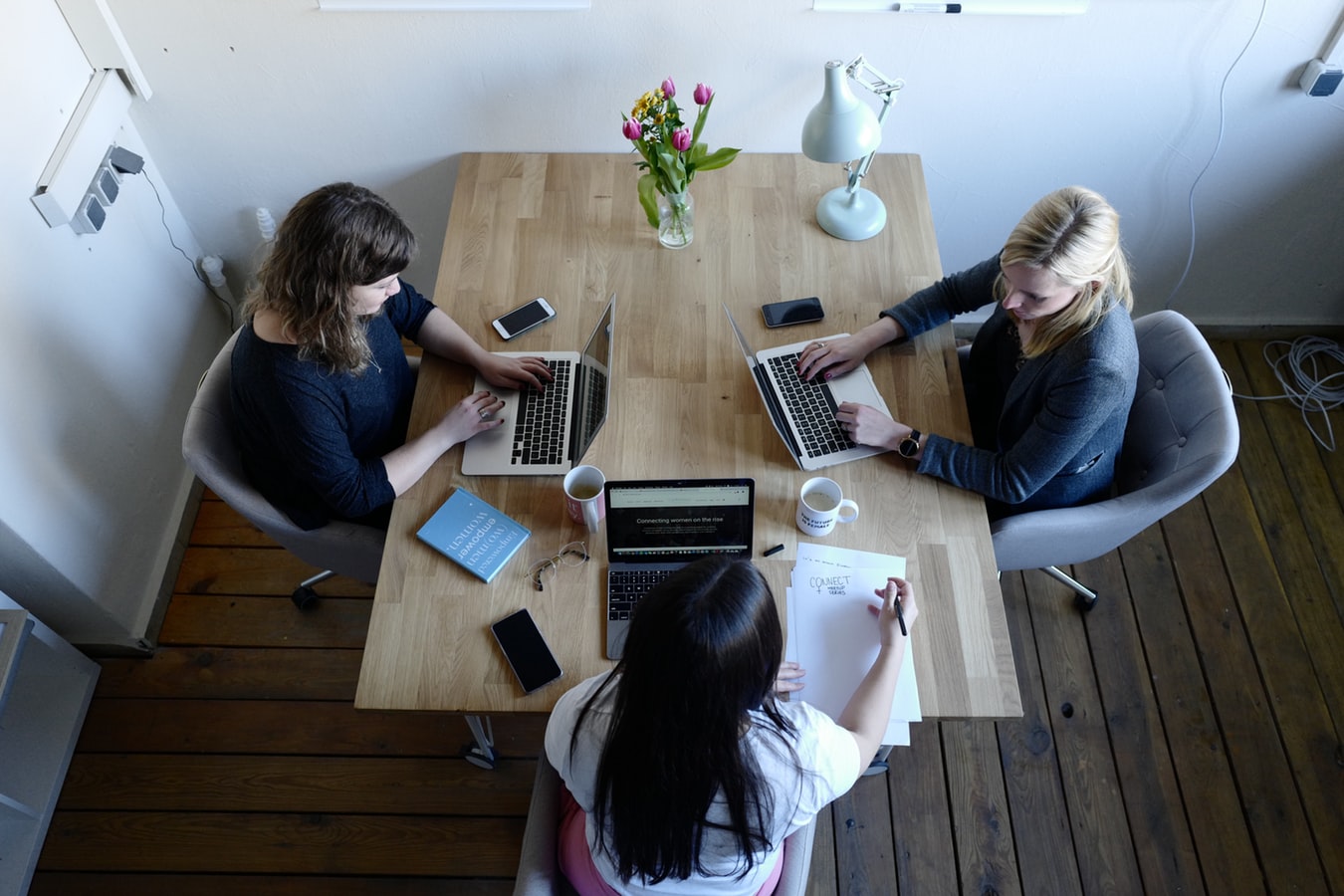 Meeting With PC Three Women At A Table